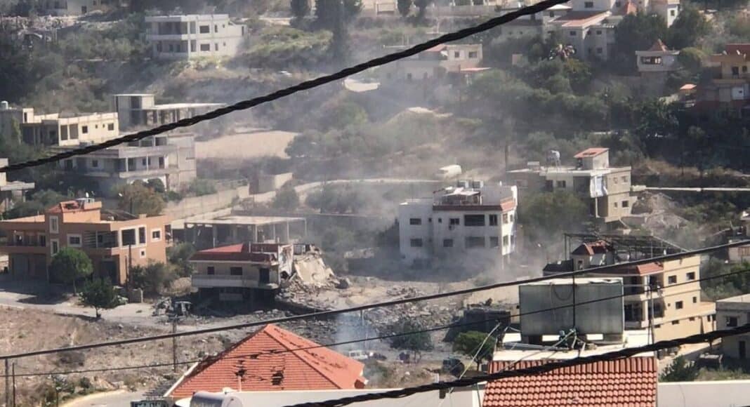 New airstrikes in Maarakeh in the Tyre district, southern Lebanon