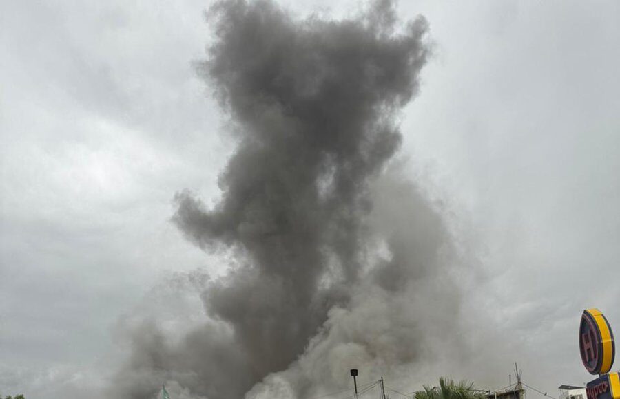 The Israeli raid that targeted the Tahwitat Al-Ghadeer area in the Beirut southern suburb