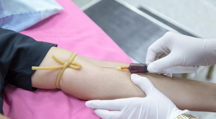 injecting of syringe on person s arm