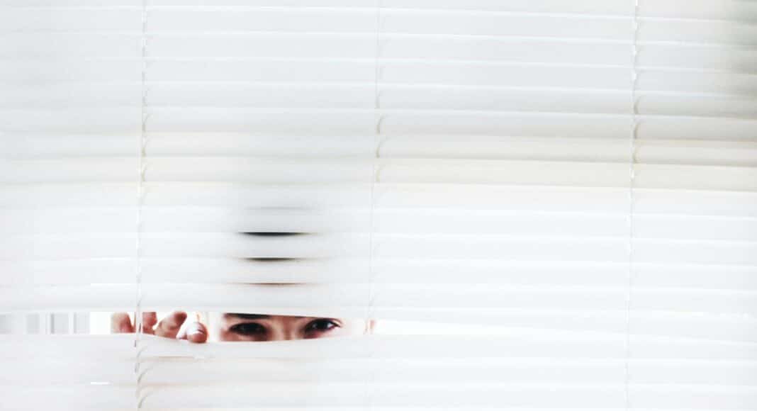photography of person peeking