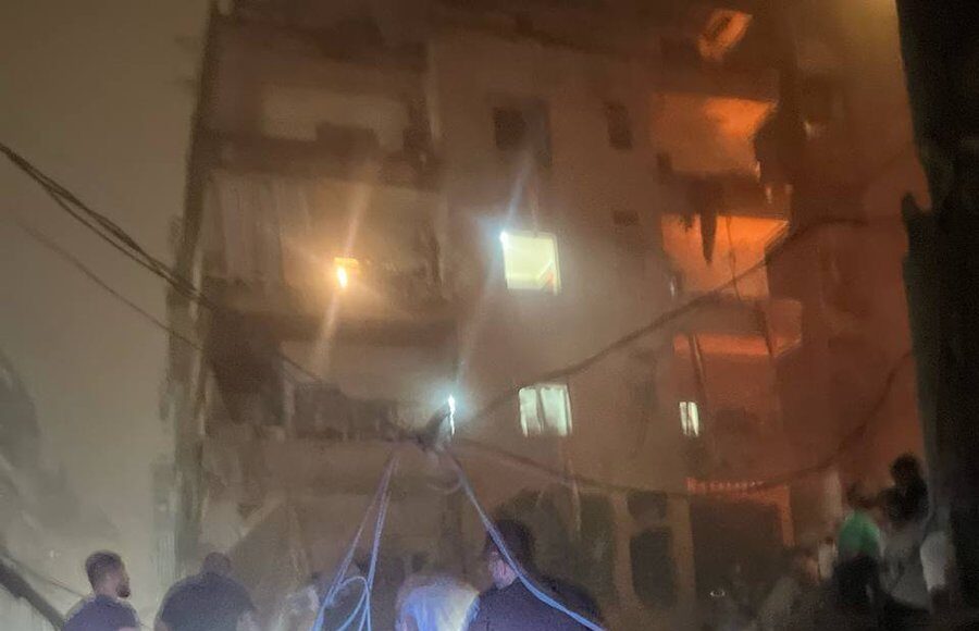 Israeli aircraft launch a second raid on the Lebanese capital, Beirut