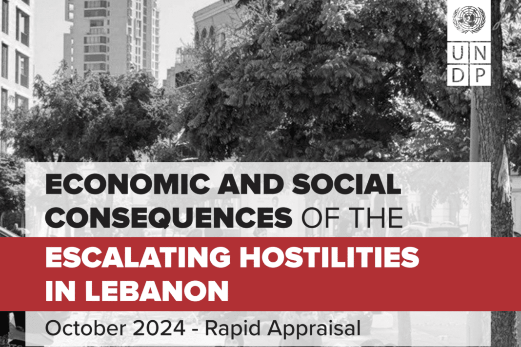 Les conséquences économiques et sociales de l’escalade des hostilités au Liban en 2024 (PNUD)