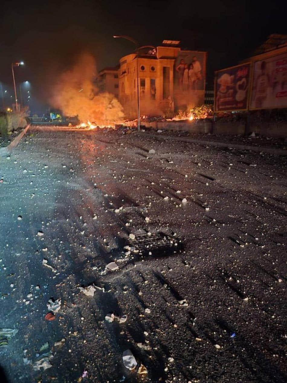 Update at 9 a.m.: Major escalation in Lebanon and Gaza route de l'aéroport 6 octobre
