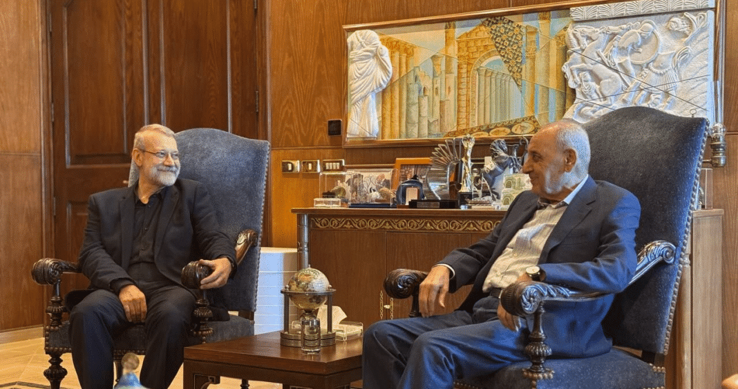 Ali Larijani affirme le soutien iranien au Liban et à la résolution 1701