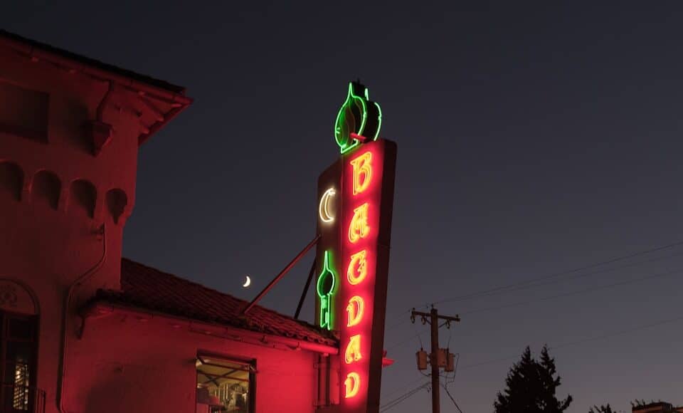 red and white UNKs building