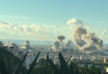 Bombardement intensif de la banlieue sud de Beyrouth à quelques heures d’un possible cessez-le-feu