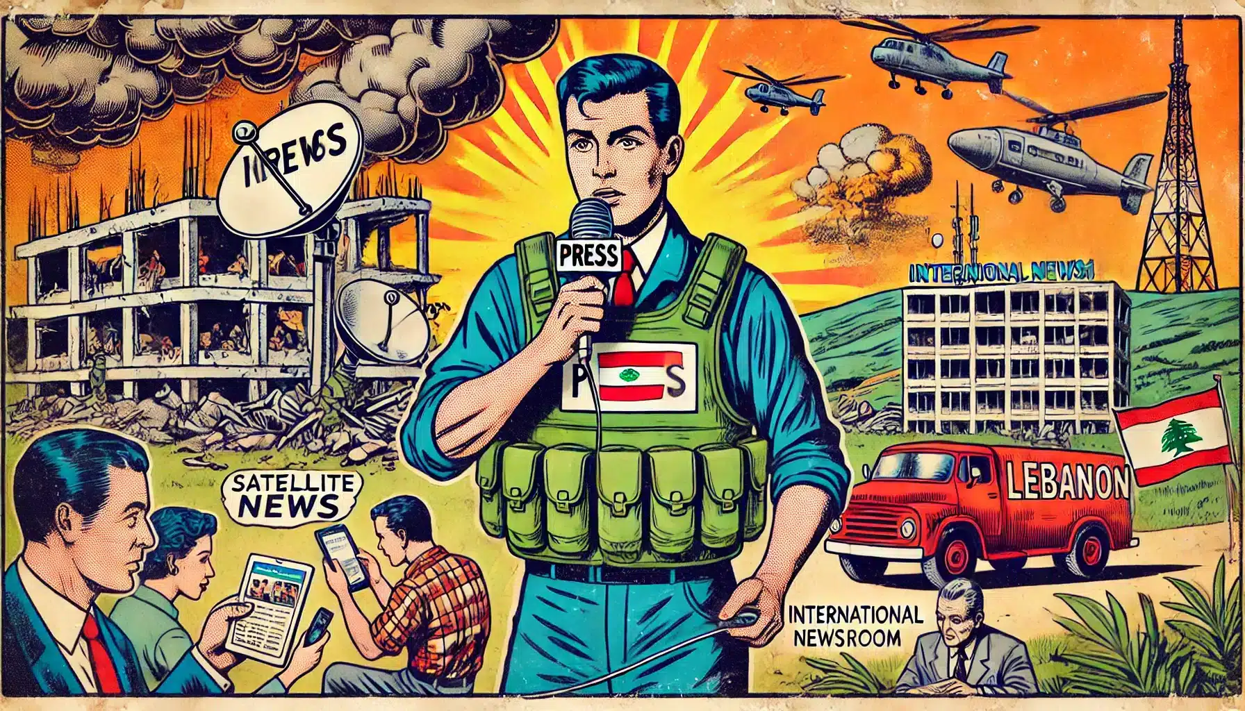 Le rôle des médias dans la perception internationale du Liban en temps de guerre Le Liban sous les projecteurs : l’influence des médias en temps de guerre