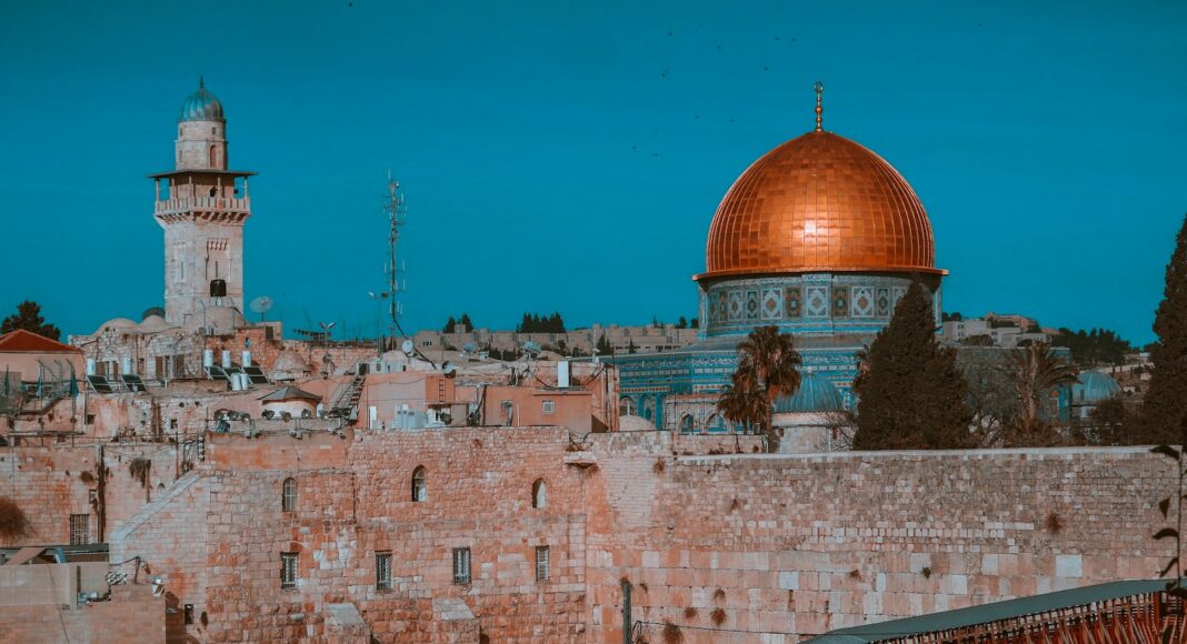 aerial veiw photography of Dome of The Rock, Jerusalem