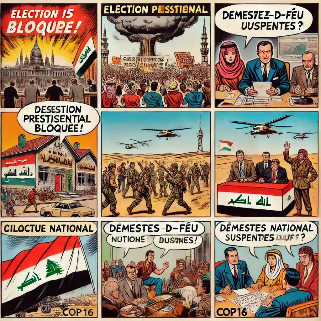 L’actualité du Moyen-Orient en images : une planche BD du 15 décembre 2024 L’actualité du Moyen-Orient en images : une planche BD du 15 décembre 2024