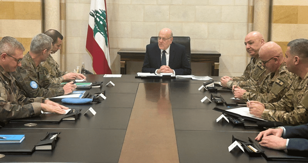 Liban : Mikati et les chefs militaires intensifient la surveillance du cessez-le-feu