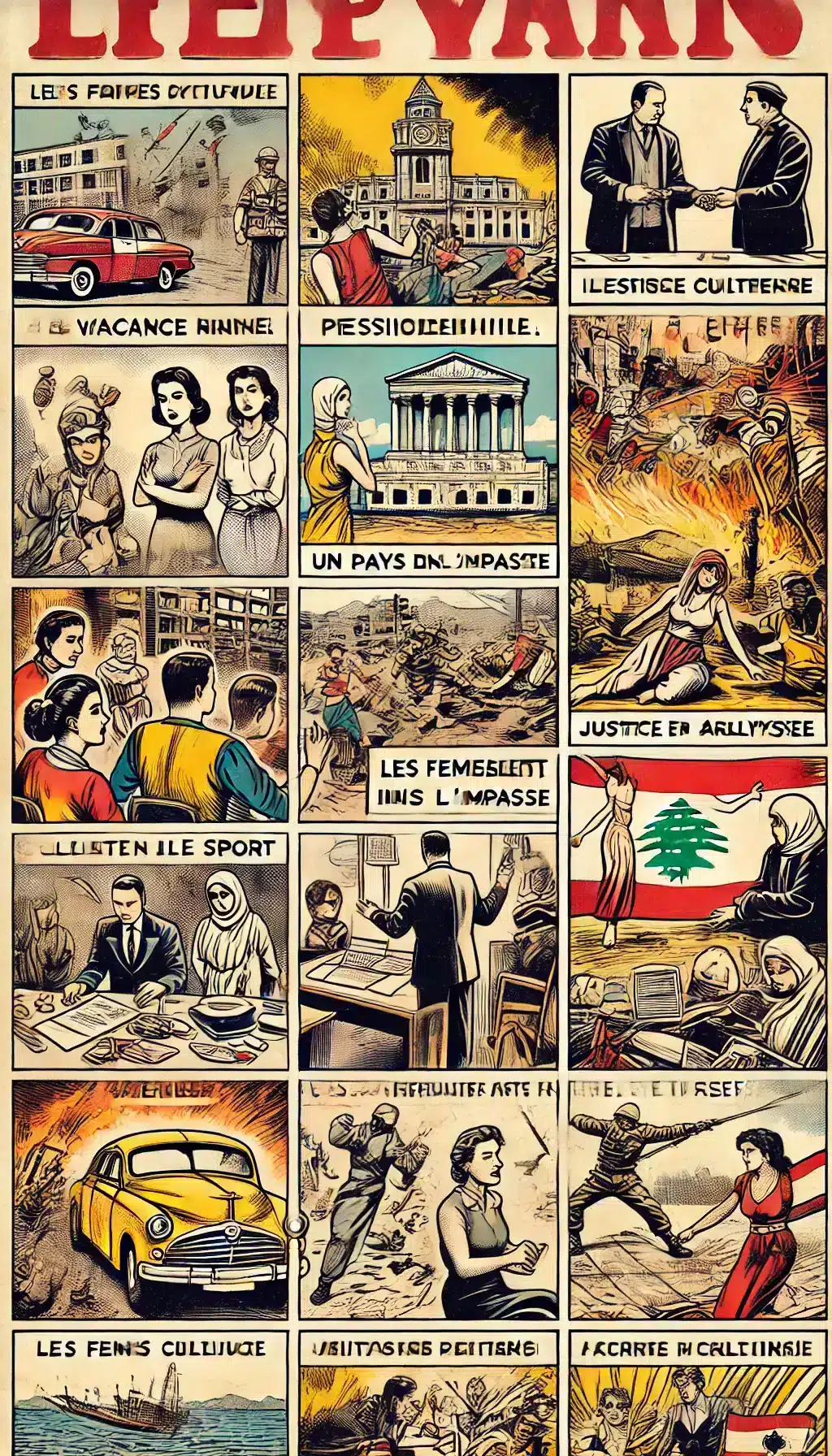 L&rsquo;actualité en dix cases du 17 décembre: la crise et la résilience au Liban et ailleurs