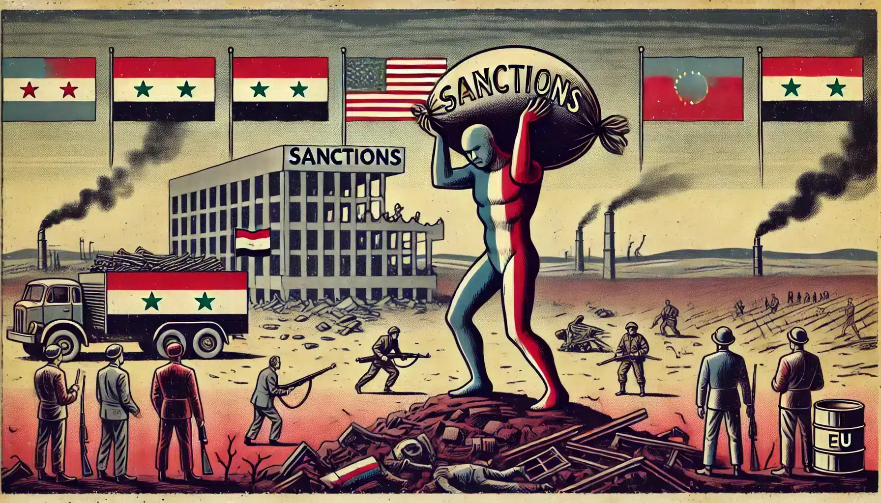 Le poids des sanctions internationales contre la Syrie et comment les lever