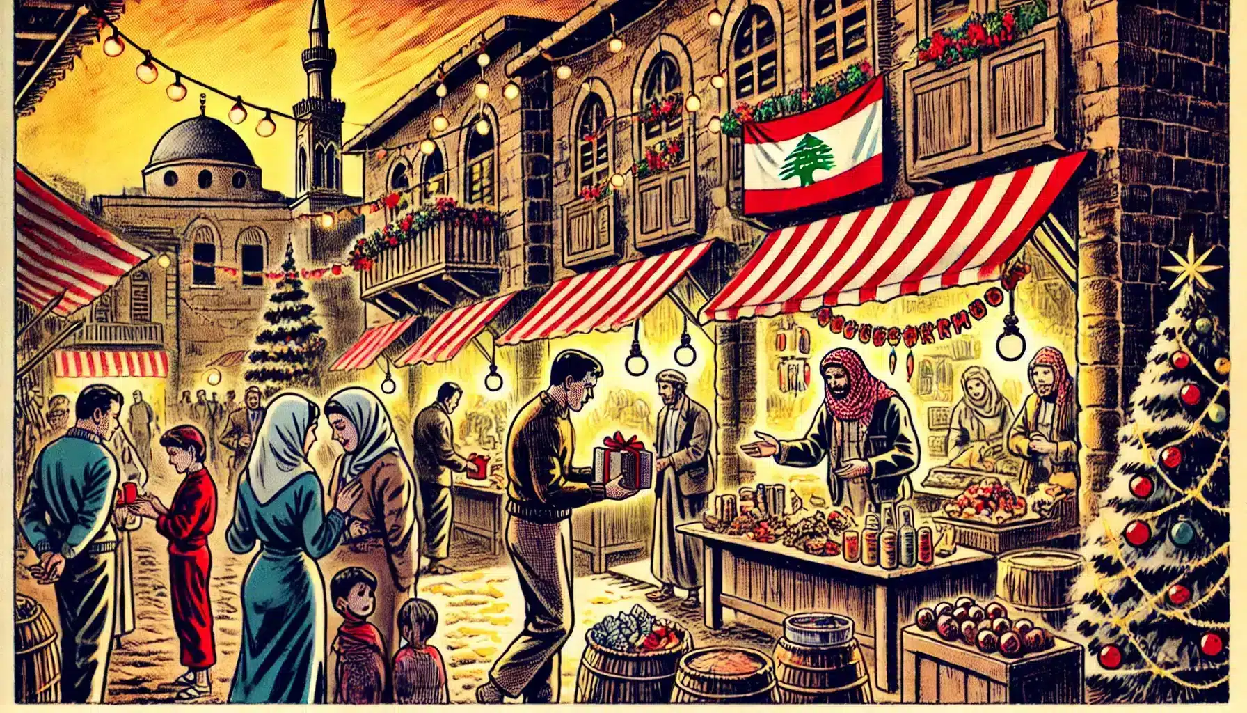 Les fêtes de fin d&rsquo;année au Liban après le conflit israélo-libanais : entre résilience et crise
