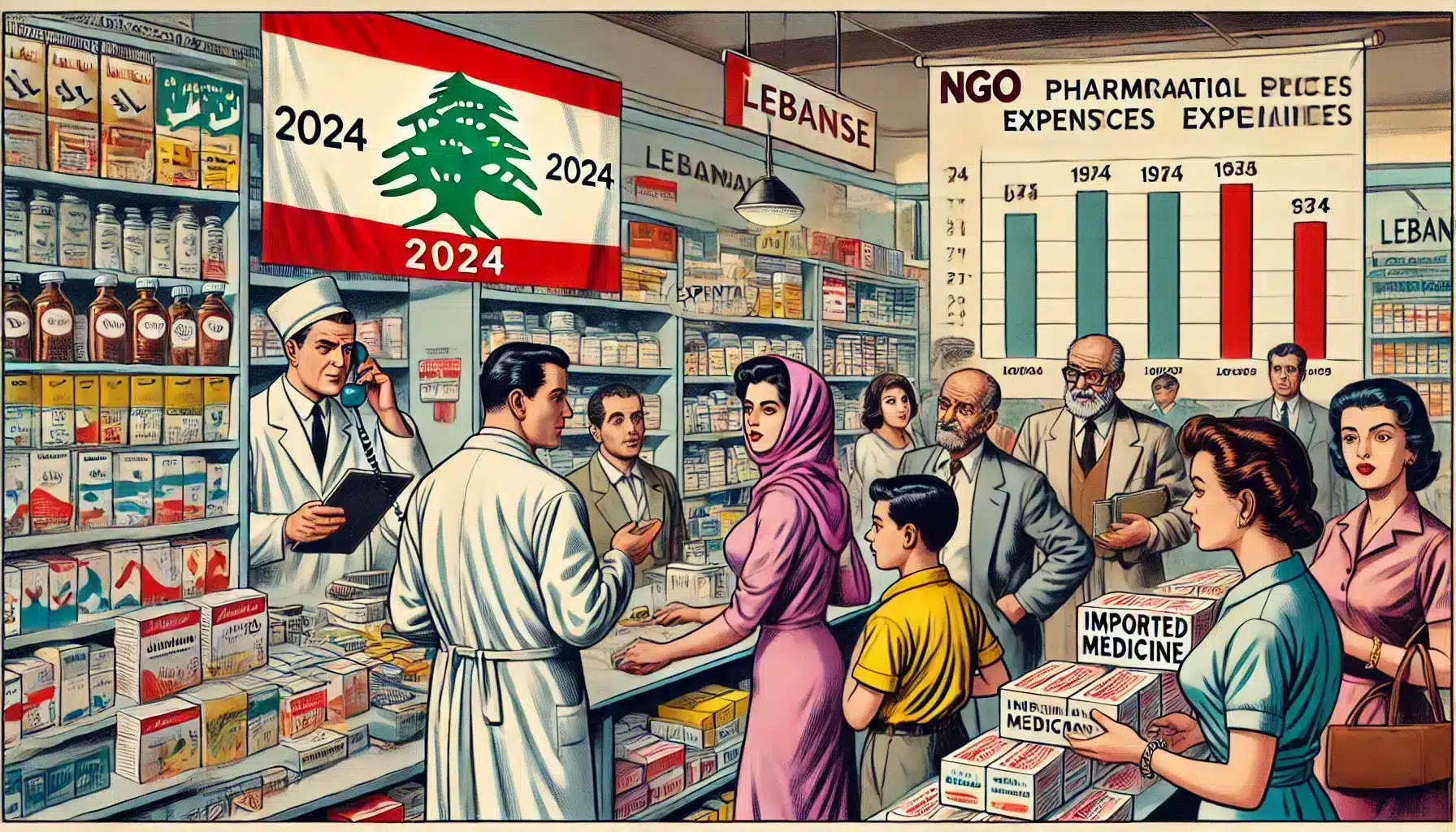 Le secteur pharmaceutique au Liban atteint 0,8 milliard USD en 2024 malgré une contraction de 11 %