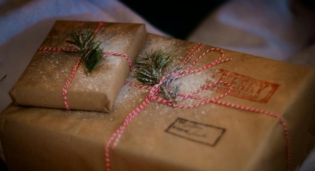 brown gift box