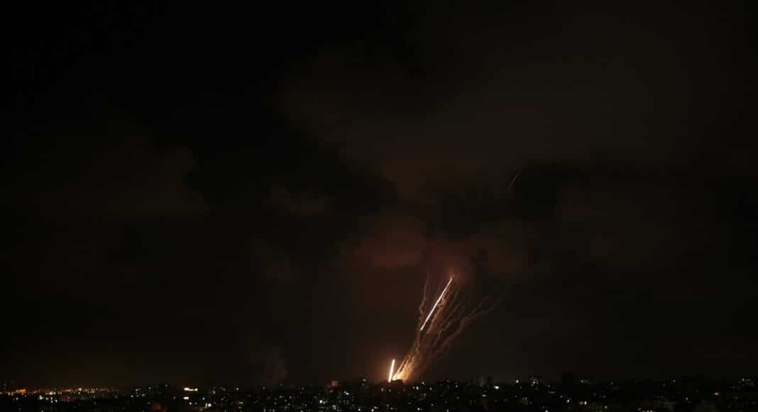 fireworks in the sky