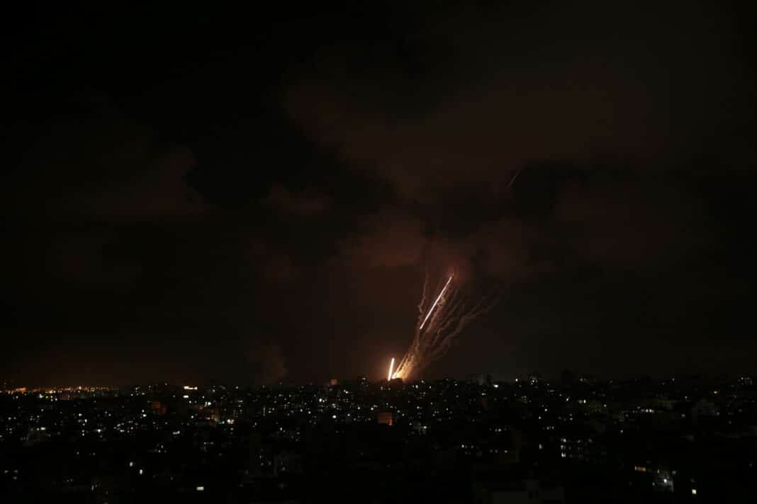 fireworks in the sky