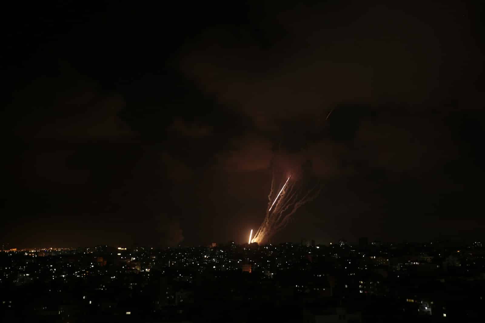 fireworks in the sky