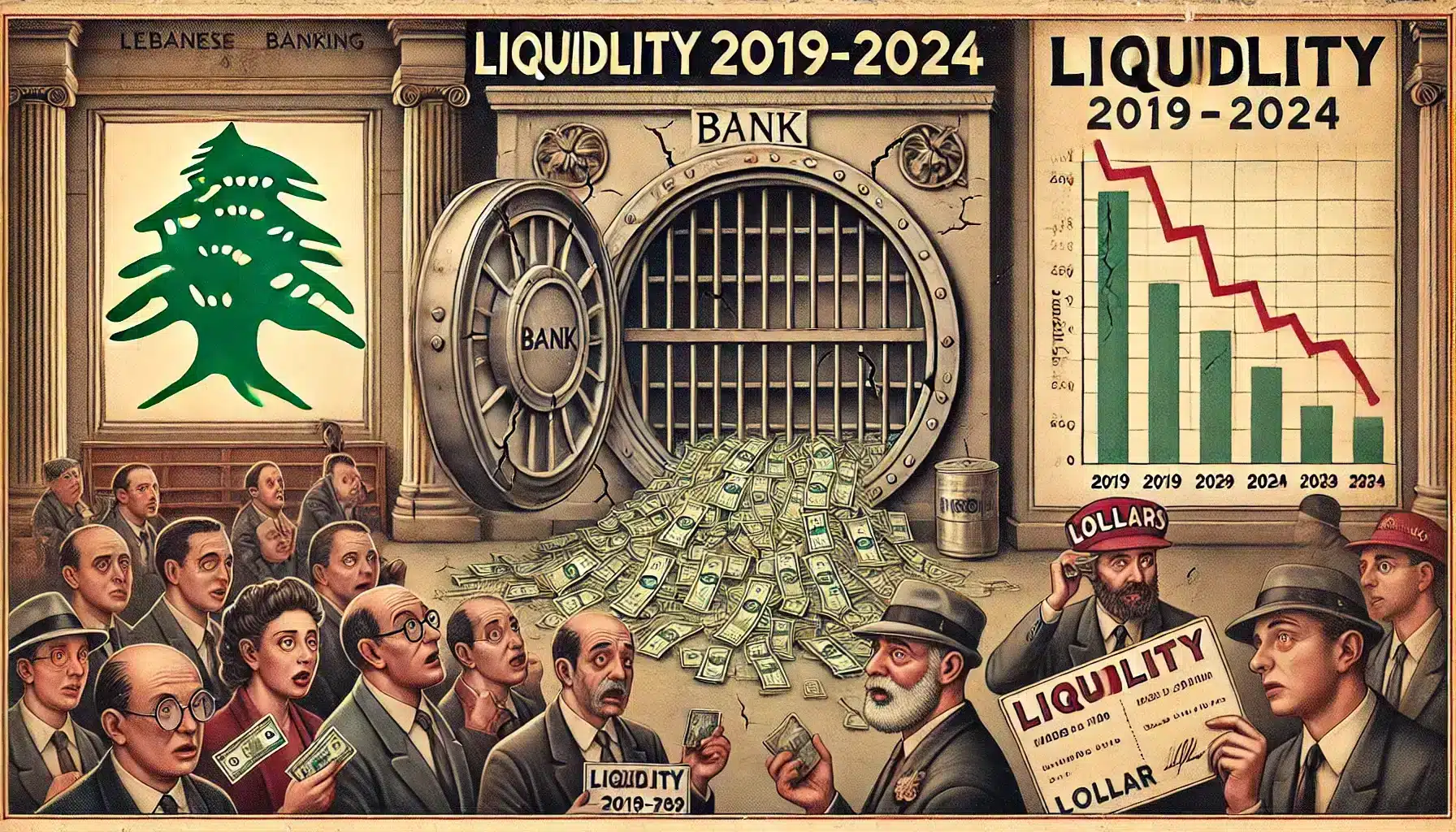 Focus: évolution de la liquidité bancaire au liban entre 2019 et 2024