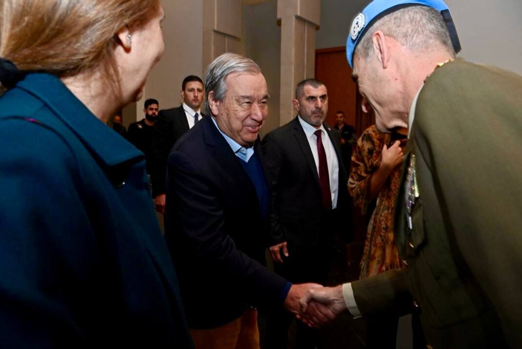Le secrétaire général de l’ONU António Guterres en visite officielle au Liban : soutien à la FINUL et rencontres avec les dirigeants libanais
