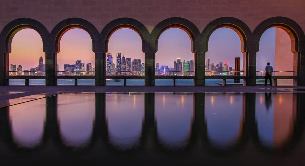 black concrete bridge