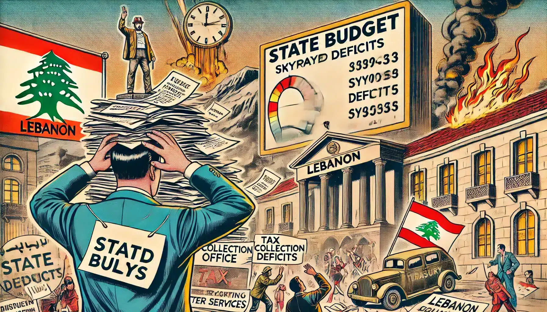 Focus: Evolution du budget de l’État libanais entre effondrement des recettes et explosion des dépenses