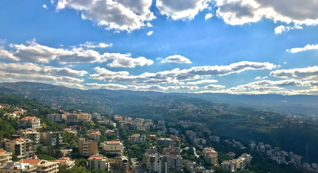 aerial photo of city