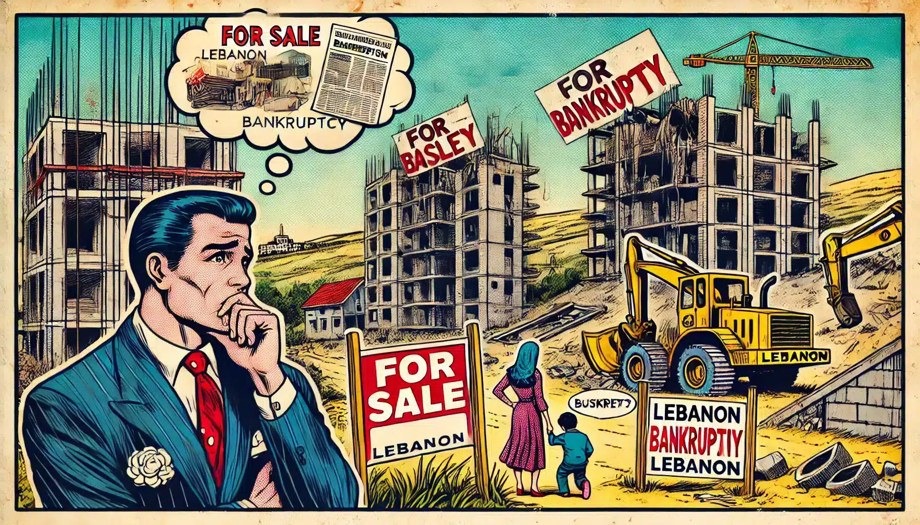 FocusLiban: le secteur immobilier face à la crise économique, un marché en chute libre