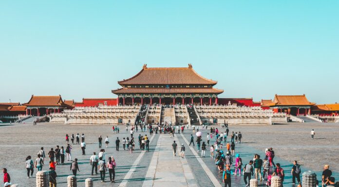 people at Forbidden City in China during daytime