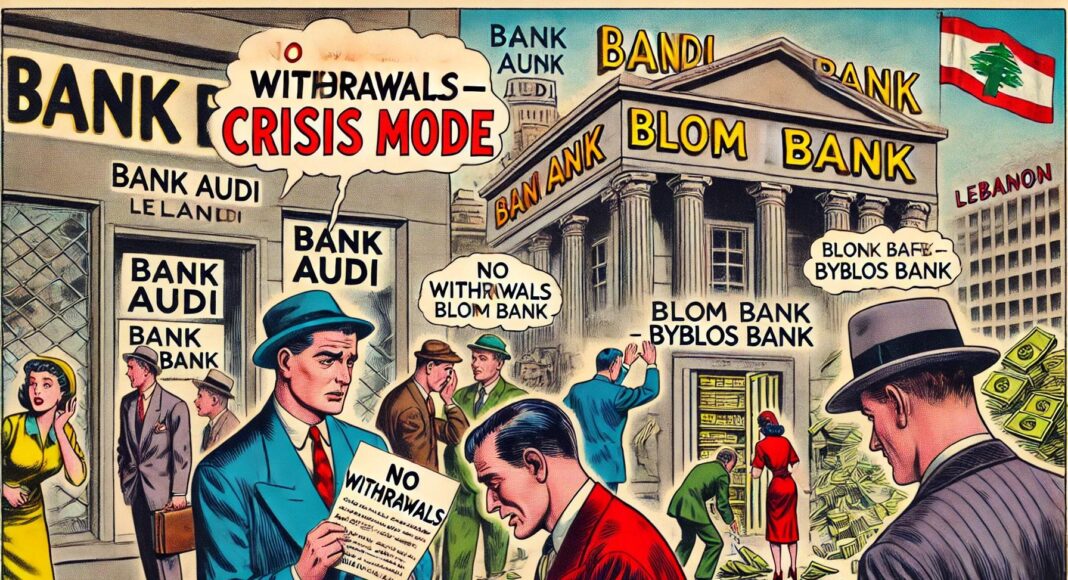 Banques libanaises en faillite : vers un effondrement total du secteur financier ?