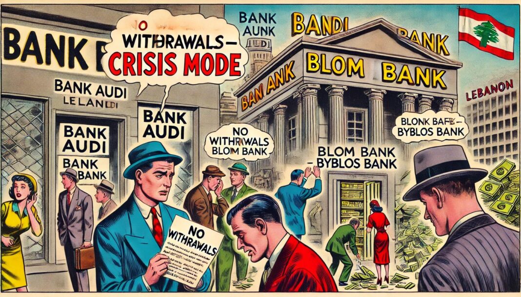 Banques libanaises en faillite : vers un effondrement total du secteur financier ?