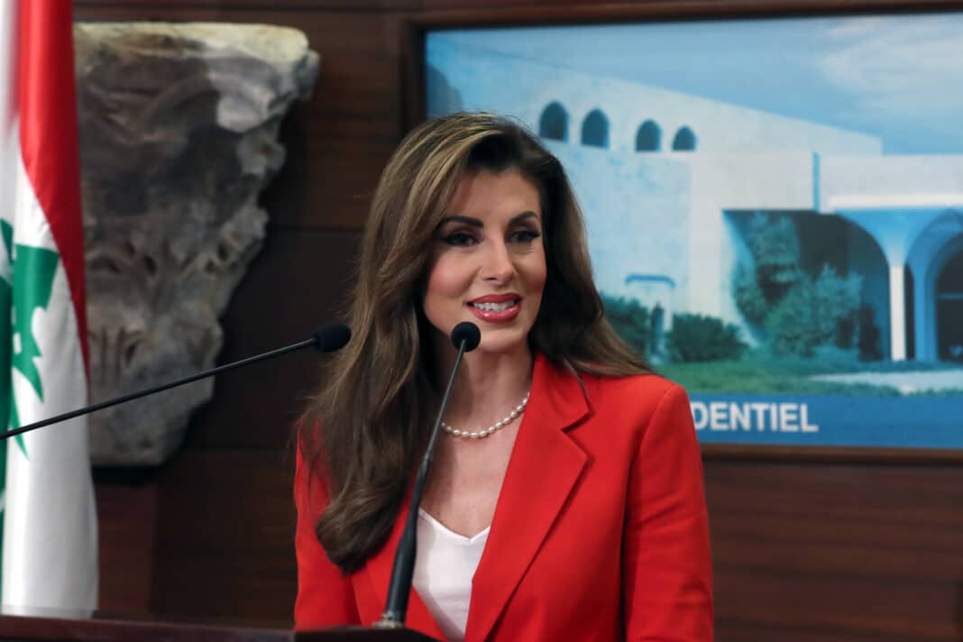 Morgan Ortagus qualifie le Hezbollah de « cancer »