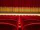 red and white stadium seats