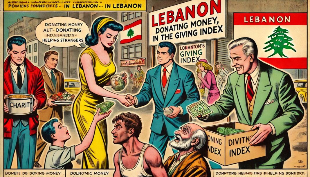 Le Liban 14e dans la région et 131e mondial au Giving Index 2024