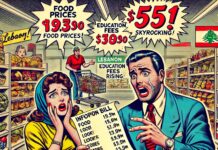 L’inflation annuelle atteint 12 % en 2024 au Liban, portée par l’éducation et l’alimentation