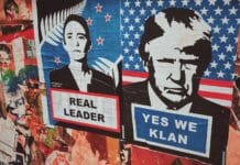 Donald Trump : « Gaza est un site immobilier stratégique » man in black suit jacket and black pants graffiti