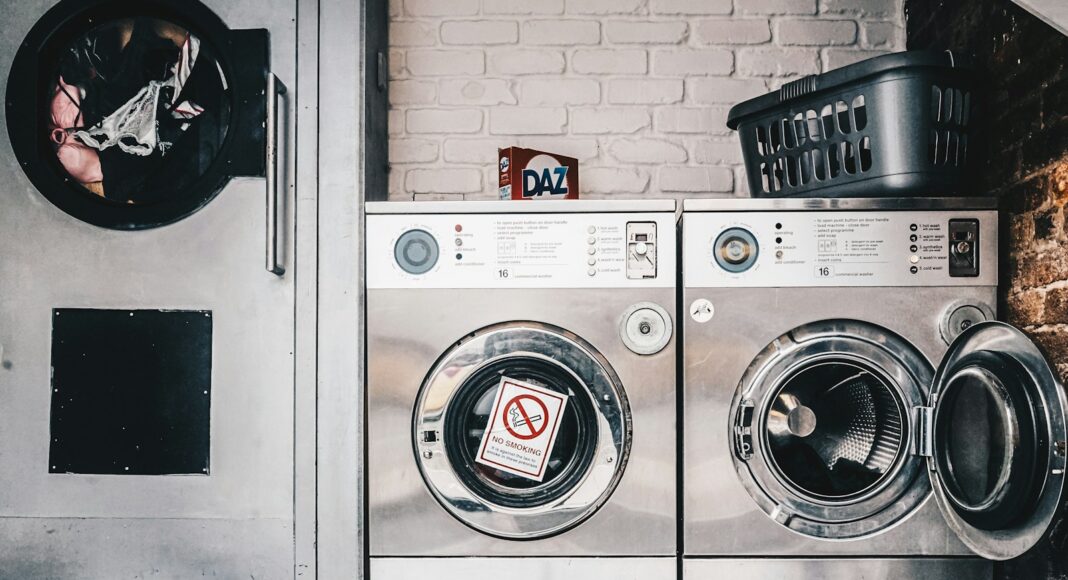 a group of washing machines