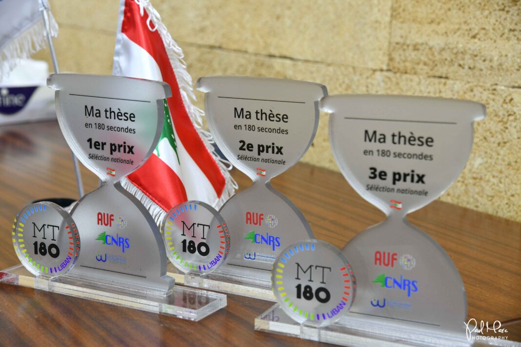 Concours international « Ma Thèse en 180 secondes » :l’AUF lance l’édition 2025 au Liban !