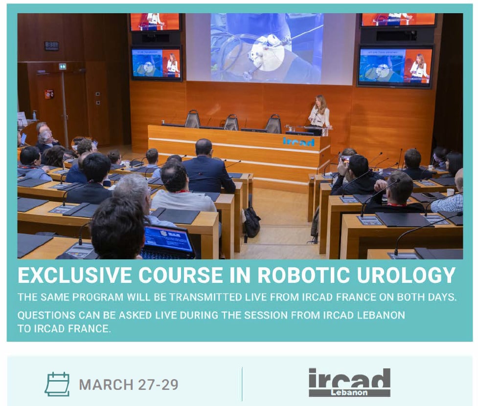 Live Broadcast of Robotic Surgeries from Lebanon to France and the World