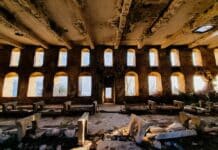 brown and white concrete building