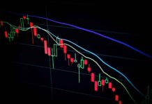 Le marché des cryptomonnaies sous pression après les régulations américaines red and blue light streaks
