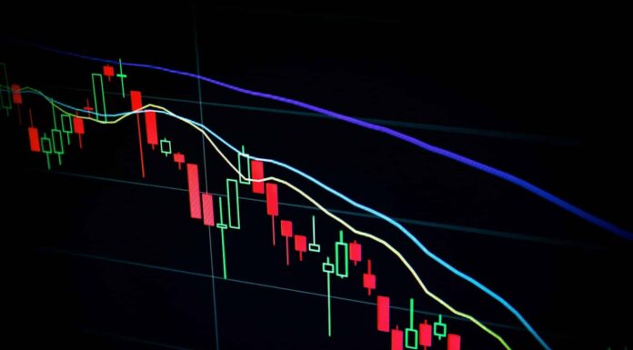 red and blue light streaks
