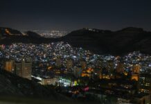 bird's eye view photography of city lights