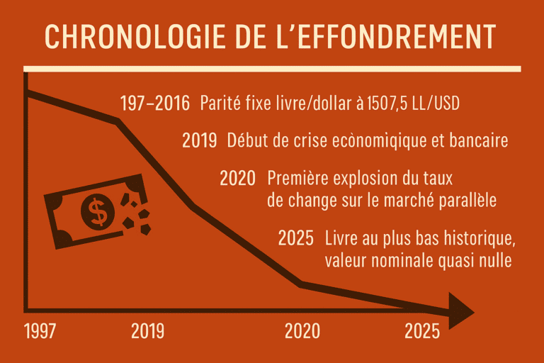 Liban: Une monnaie nationale en état de décomposition
