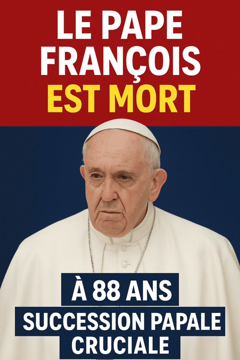 Le pape François est mort : le Vatican face à une succession cruciale dans un monde en crise