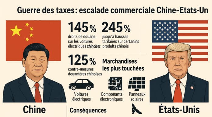 Guerre des taxes : escalade commerciale Chine–États-Unis