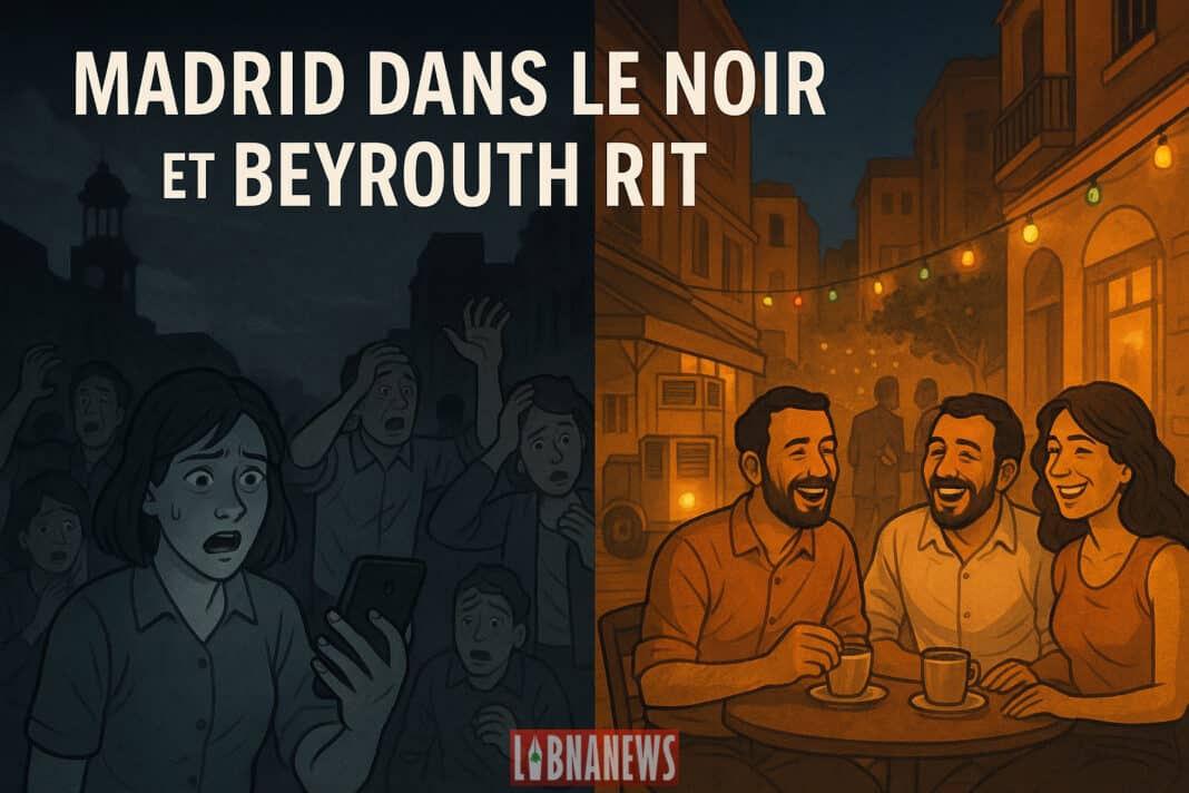 Espagne, Portugal : bienvenue dans le monde sans électricité. Signé : Le Liban.