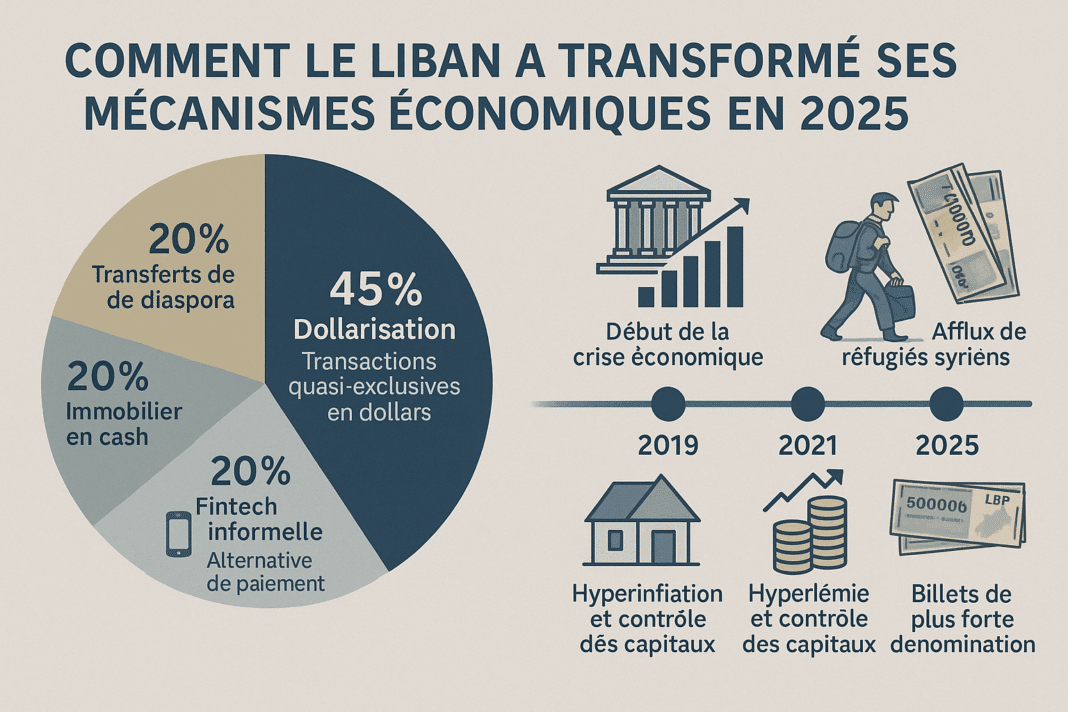 2025 : l&rsquo;année où le Liban réinvente ses mécanismes économiques pour survivre