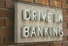 drive in banking signage