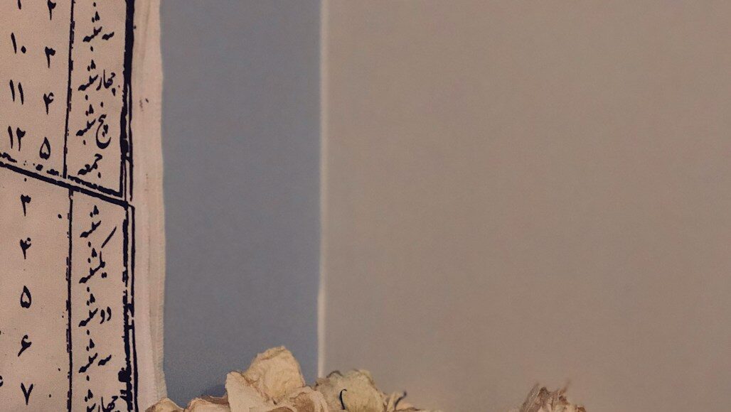 a vase filled with white flowers next to a wall